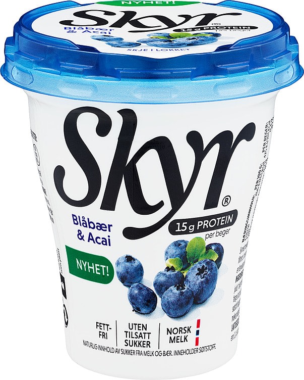 Skyr Blåbær&Acai 160g Q