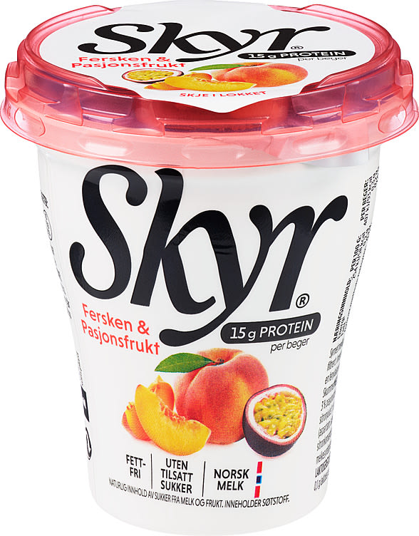 Skyr Fersken&Pasjonsfrukt 160g Q